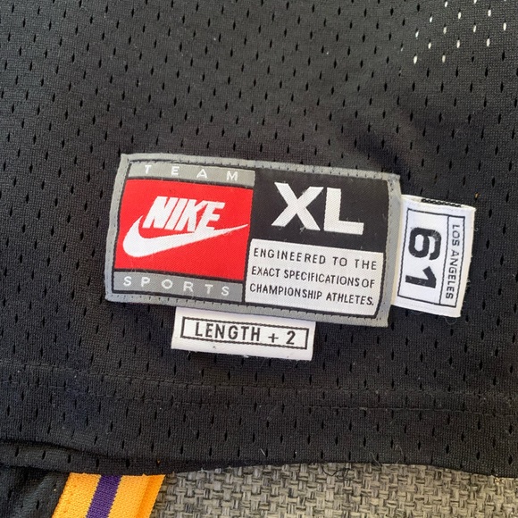 Los Angeles Lakers Jersey Hollywood Nights Nike Rewind Size XL Authentic NBA - Picture 4 of 5
